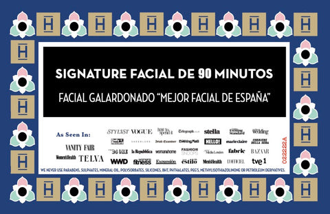 CERTIFICADO DE REGALO PARA UN FACIAL DE 90 MIN.