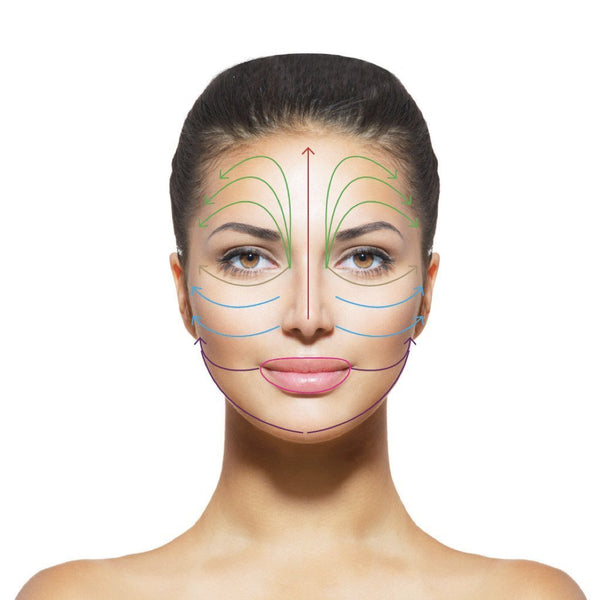 PRECIOUS CONTOURING FACIAL MASSAGER BLUE AGATE & GOLD